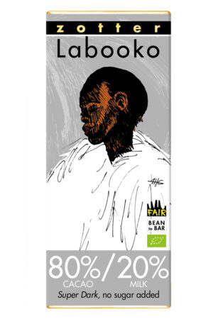 Zotter Super Dark 80% - Suikervrije melkchocolade