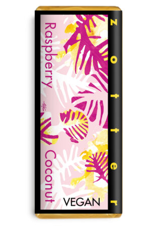 Zotter Gevuld - Framboos & Kokos (vegan)