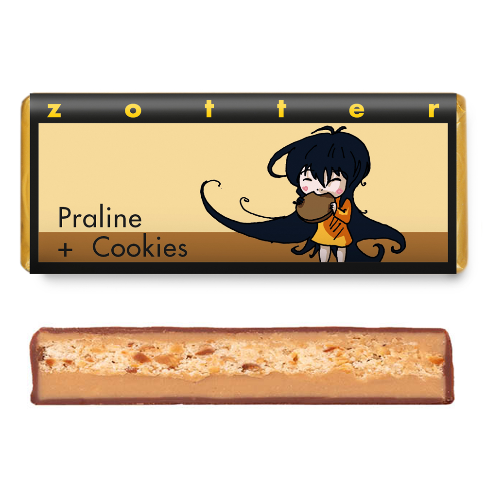 Zotter Gevuld - Praline & Cookies - Afbeelding 2