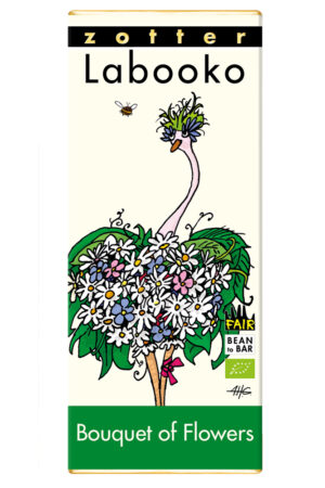 Zotter - Boeketje Bloemen - Chocolade met bloemen & noten