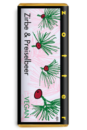 Zotter Gevuld - Dennenlikeur & Cranberry