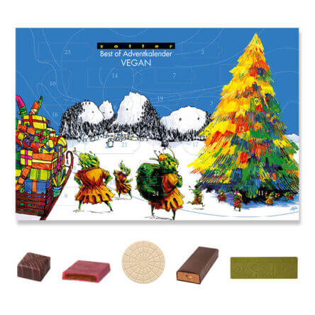 Zotter – Vegan Chocolade Adventskalender