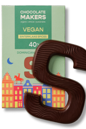 Chocolatemakers – Chocoladeletter Vegan Melk met Sintkruiden