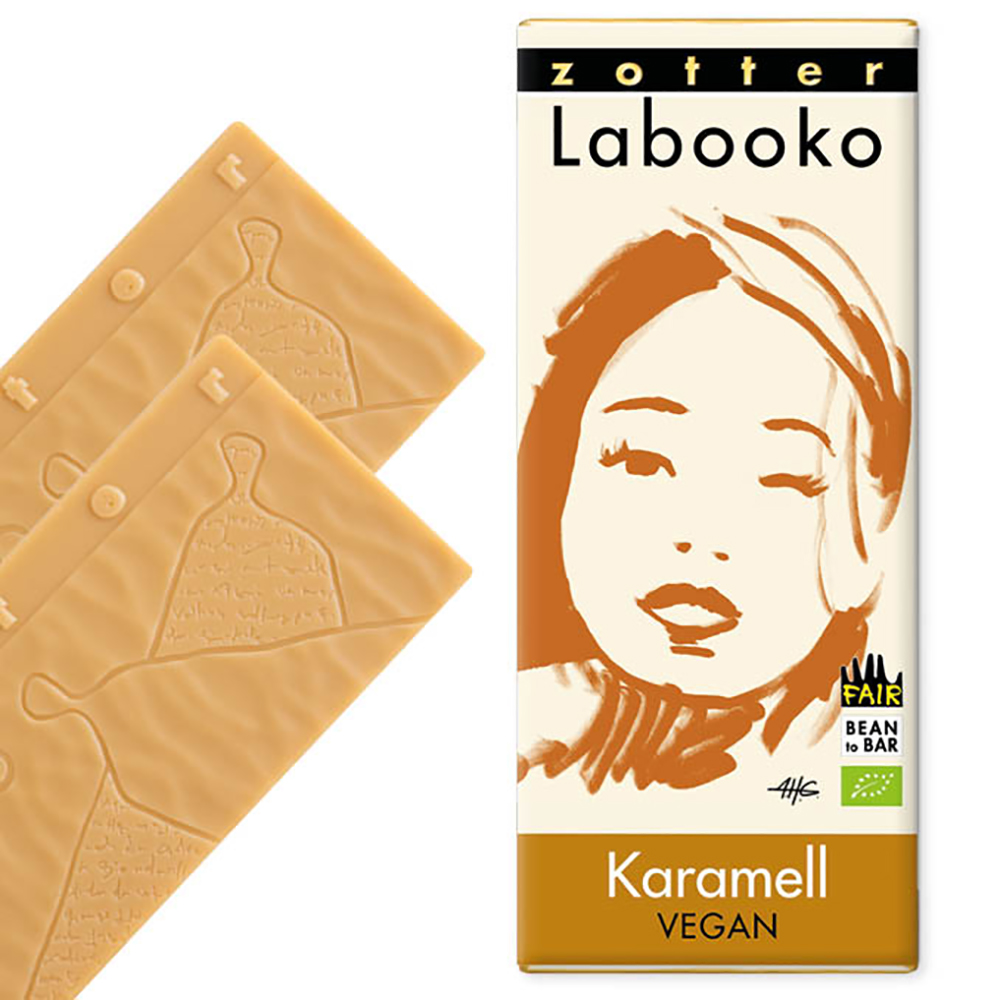 Zotter - Vegan Karamel Chocolade - Afbeelding 2