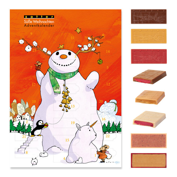 Zotter - Adventskalender Zoete Kerst - Afbeelding 2