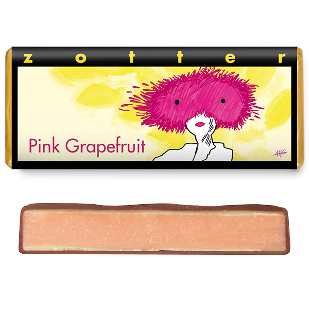 Zotter Gevuld - Roze Grapefruit - Afbeelding 3