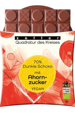 Zotter - Squaring the Circle - Puur met Ahornsuiker