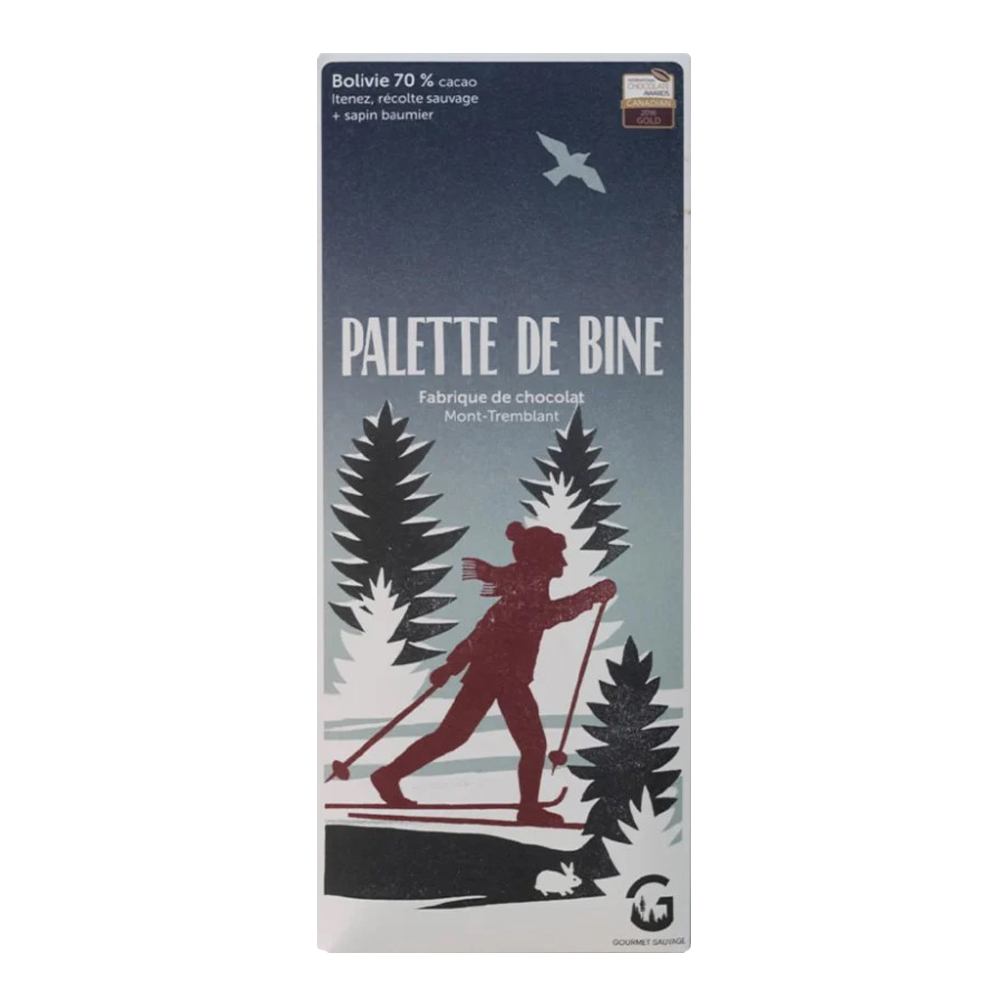 Palette de Bine – Bolivia 70% wilde cacao met balsemspar
